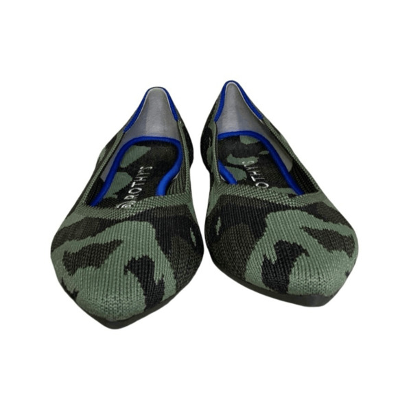 Rothy’sThe Point Green Camo Flats - Picture 8 of 10